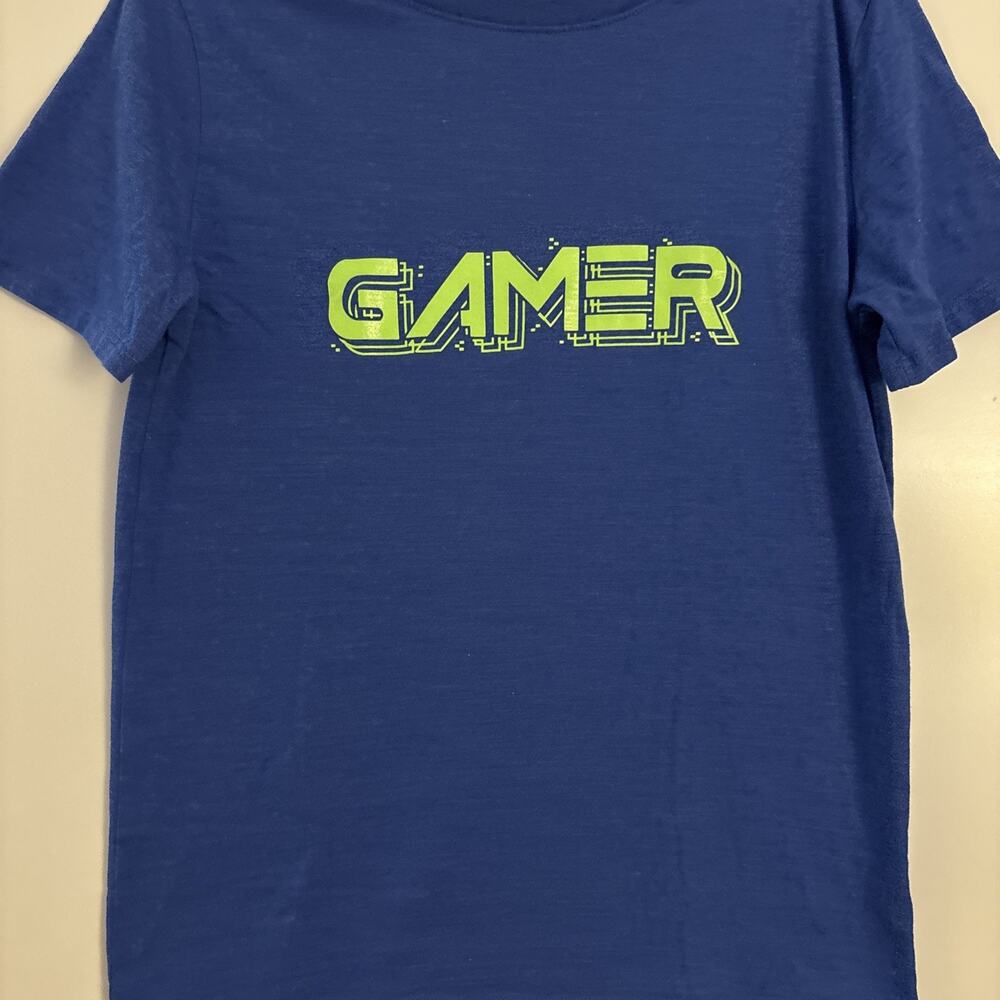 Cat And Jack ‘Gamer’ Blue T-shirt Size Large